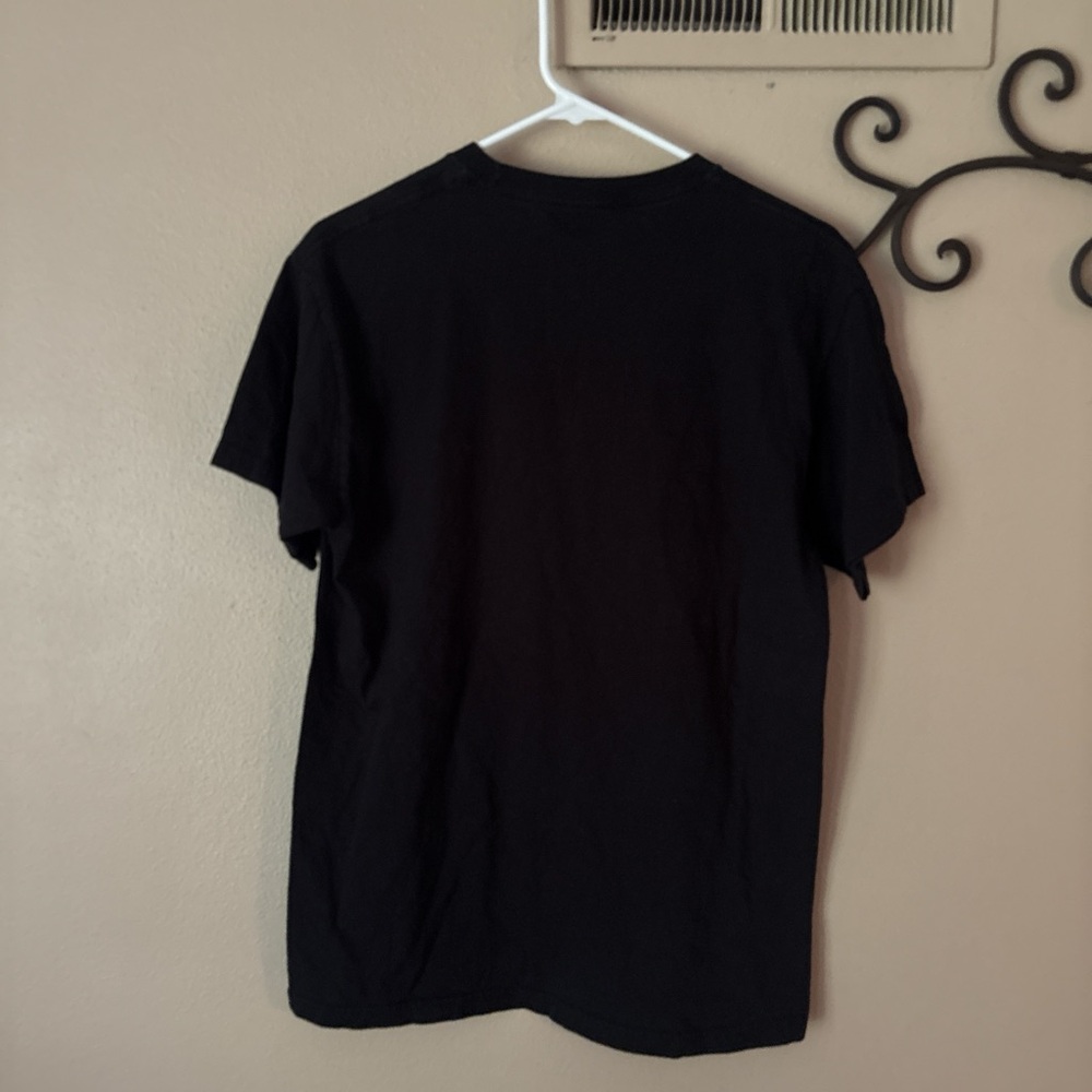 NIRVANA Black Tee with Colorful Angel Graphic - Picture 3 of 3